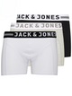 PACK "SENSE" 3 BOXERS TRUNKS-Black Detail:White/Light Grey Mel.