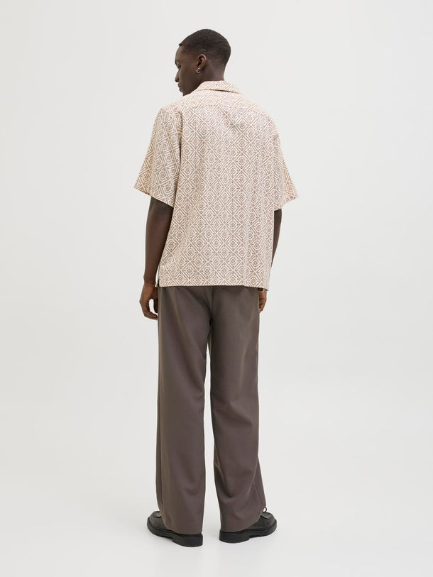 Product CAMISA RELAXED ESTAMPADA VINCENT-Oatmeal Fit:RELAXED FIT - Image 4