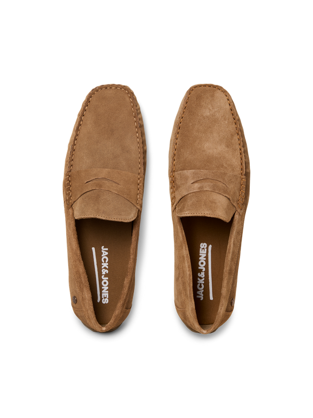 Product MOCASINES DE GAMUZA JENSEN-Cognac Detail:NEW OUTSOLE - Image 1