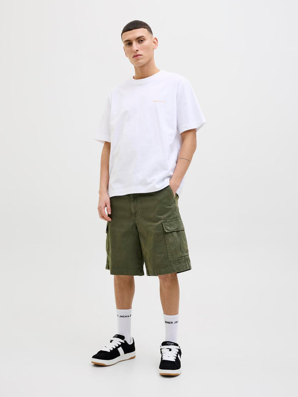Product SHORT CARGO LOOSE TIRO MEDIO AVERY - Olive Night - Image 4