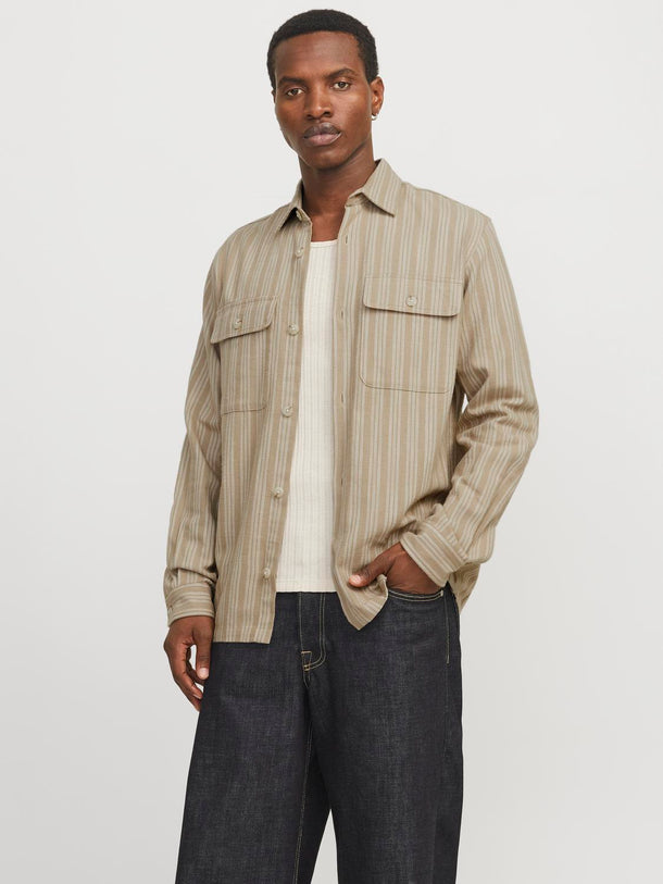 Product SOBRECAMISA DE LINO RAYMOND-Greige Fit:COMFORT FIT - Image 4