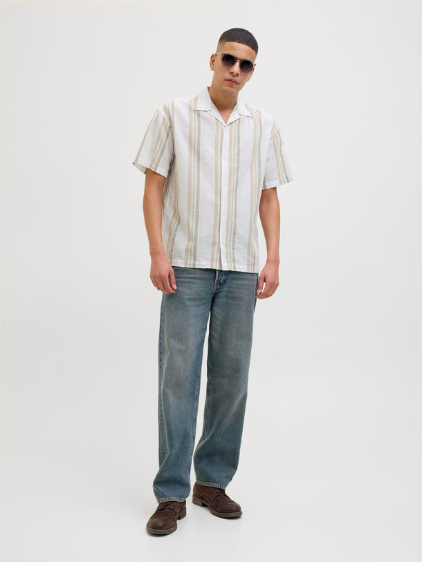 Product CAMISA LOOSE RESORT DE LINO SUMMER - Travertine Fit:RELAXED FIT - Image 8