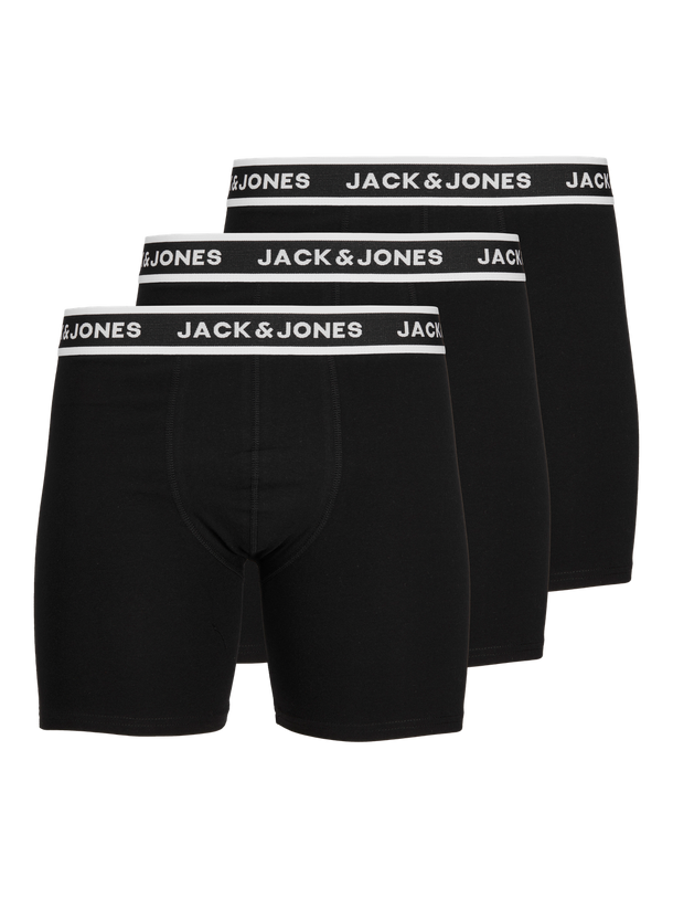 Product PACK 3 BOXERS SOLID CLÁSICOS - Black Pack:Black - Black - Image 4