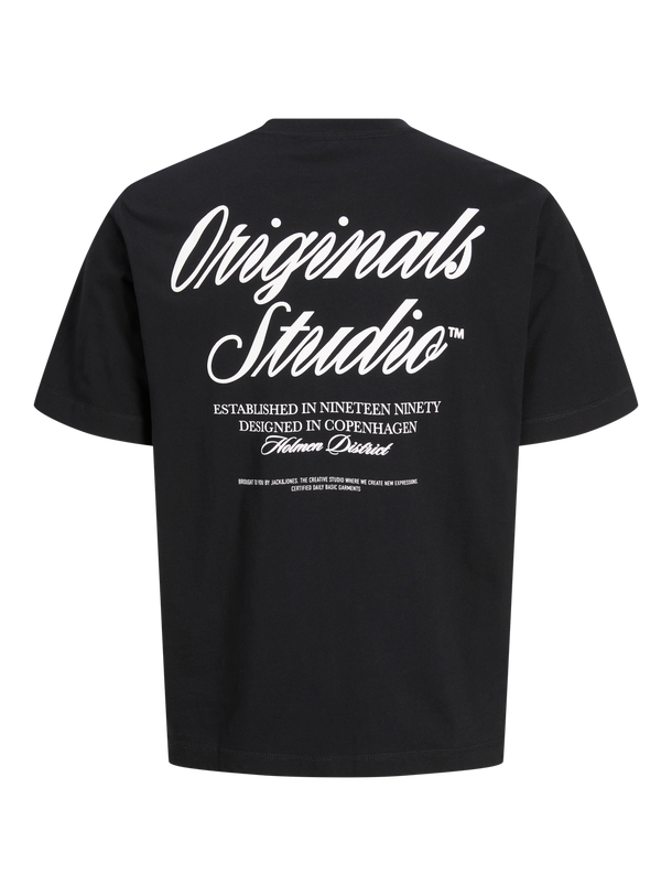 Product POLERA LOOSE ESTAMPADA NORREBRO-Black - Image 6