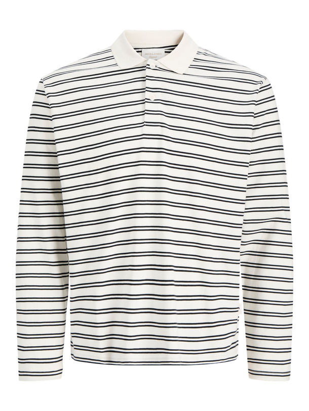 Product POLO MANGA LARGA A RAYAS CASSIS- - Image 1