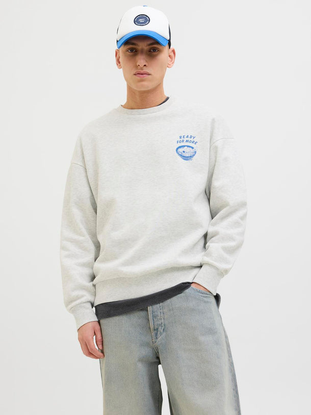 Product POLERÓN CHARGE PRINTED-White Melange - Image 4