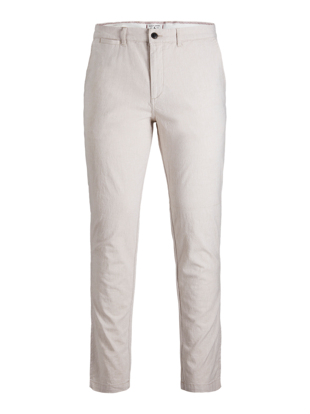 Product PANTALÓN CHINO DE LINO - White Pepper - Image 1