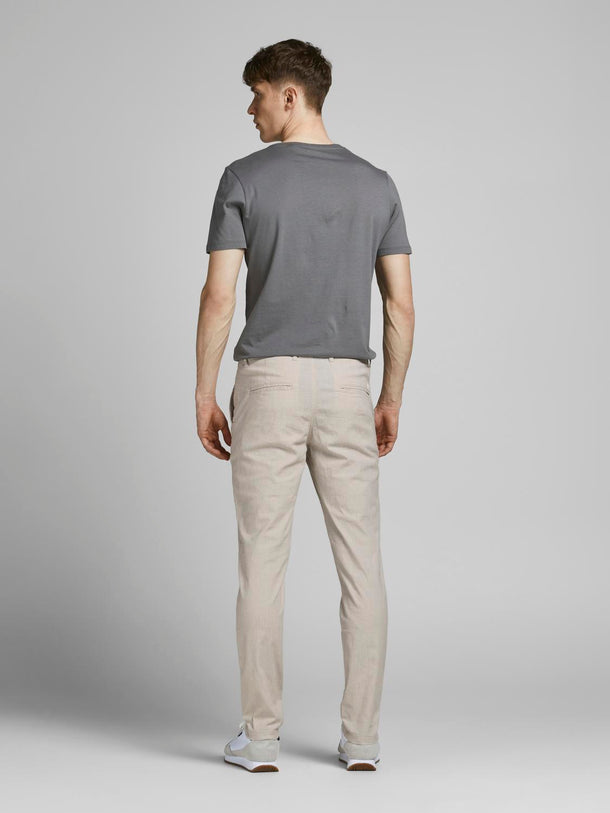 Product PANTALÓN CHINO DE LINO - White Pepper - Image 5