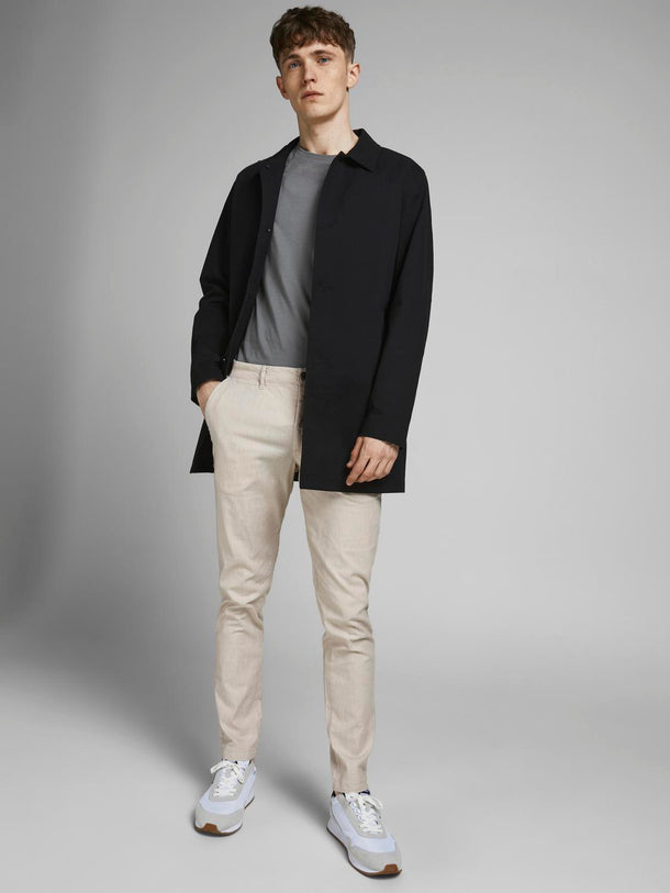 Product PANTALÓN CHINO DE LINO - White Pepper - Image 6