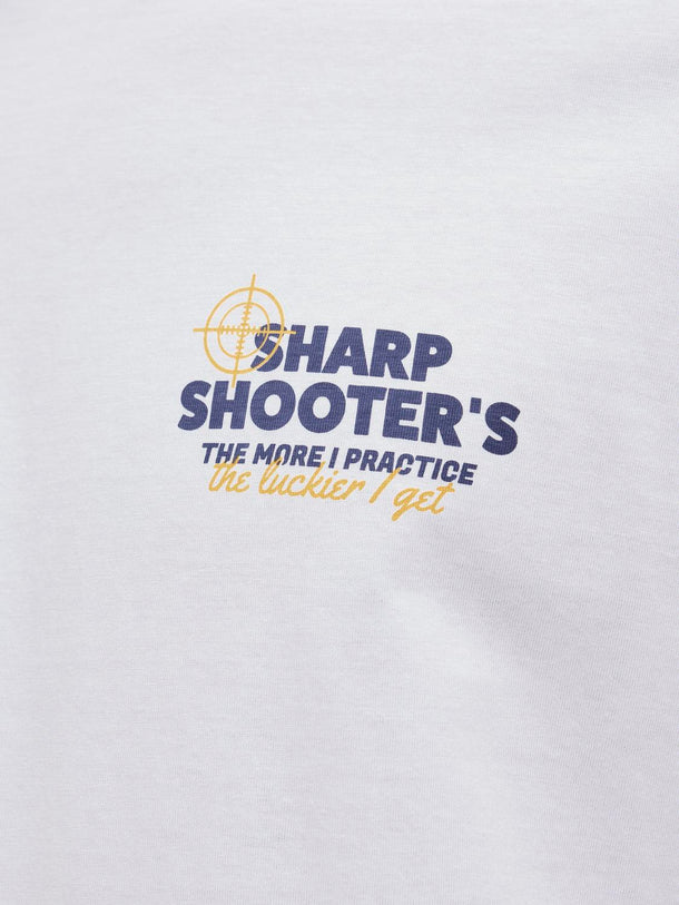 Product POLERA BIGWIG - Bright White Print:SHARP SHOOTERS - Image 4