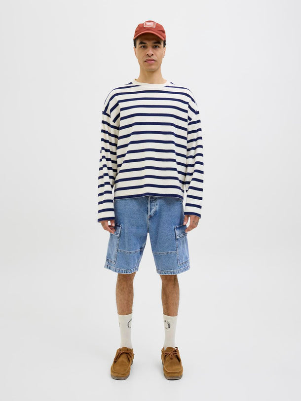 Product SHORT ALEX CARGO 888-Light Blue Denim - Image 2